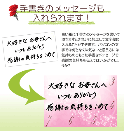 �����ՂɎ菑�����b�Z�[�W�����邱�Ƃ��ł��܂�