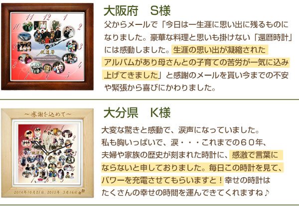 レビューで評価の高いしあわせの時計