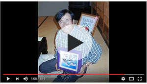 YouTubeしあわせの物語＜贈呈の写真＞