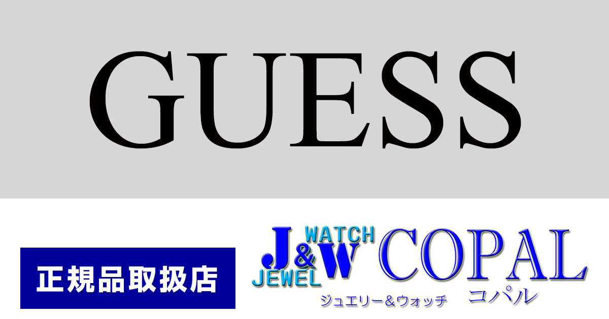 GUESS デニムブルー トライアングルロゴ時計 GUESS デニムブルー トライアングルロゴ時計 - メルカリ